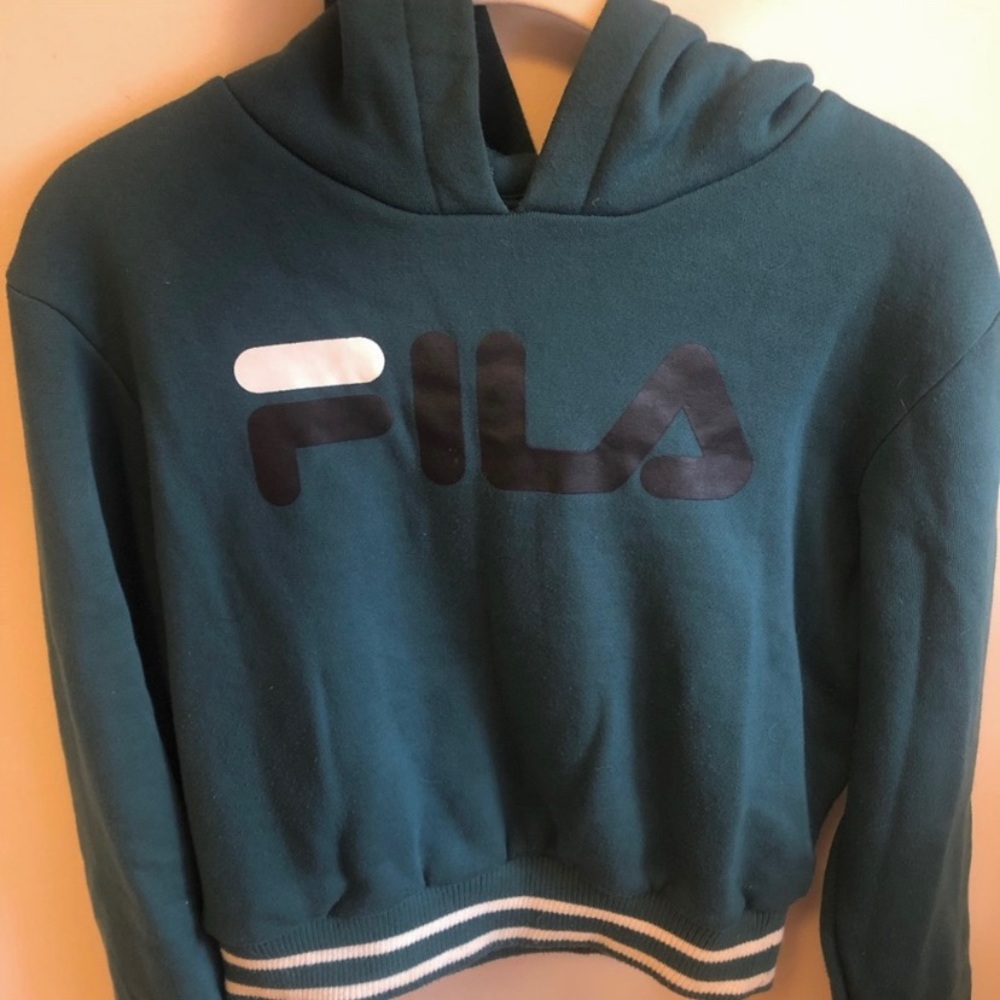 Fila cropped hoodie